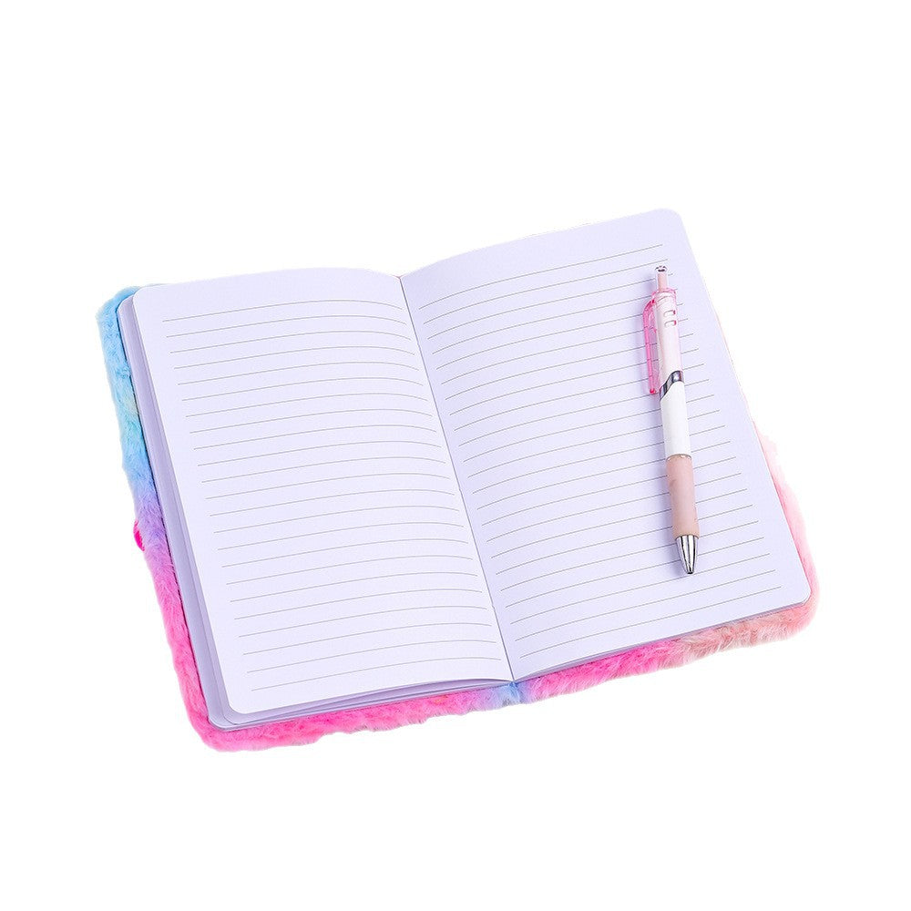 Wholesale Cartoon Bubu Plush Notebook Double Pinyin Notepad Children' s Cute Handbook